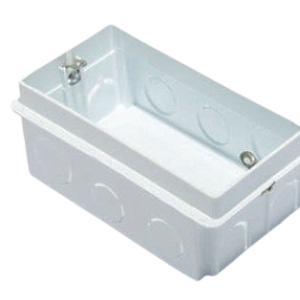 3 Modules Rectangular Adaptable Conduits Box